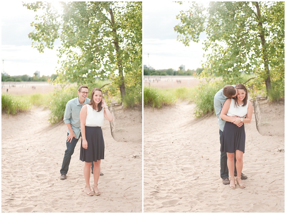 Caili Helsper Photography Coaching Intensive with Tamara Jaros Photography Montrose Harbor Engagement Session