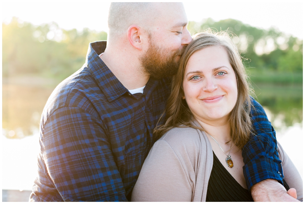 The Hollows Cary Sunset Engagement Session