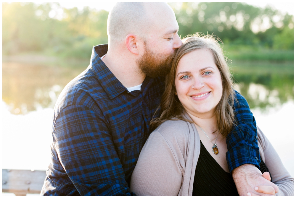 The Hollows Cary Sunset Engagement Session