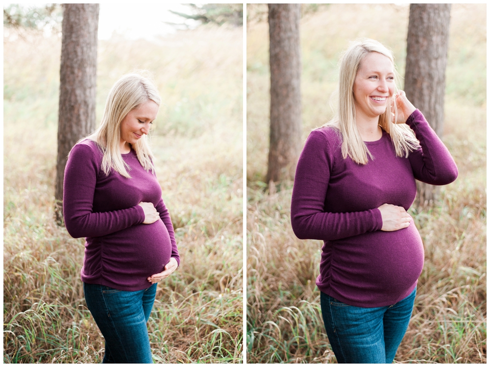 Rustic Fall Twin Maternity Photographer Crystal Lake